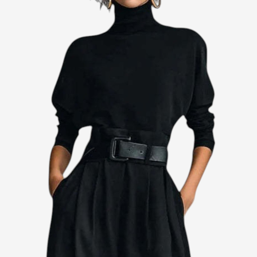 Sylenna – Elegancki kombinezon z wysokim kołnierzem