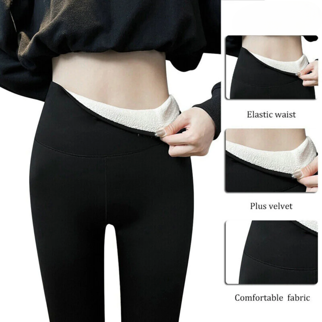 Kalista – Zimowe legginsy z polarową podszewką