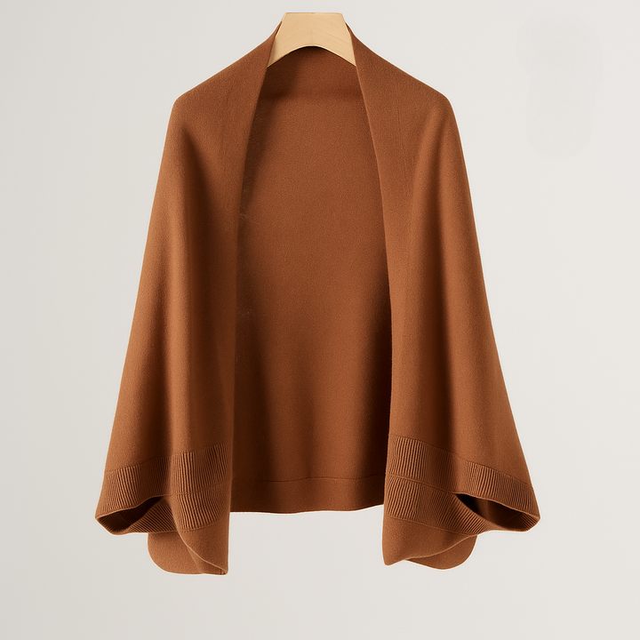 Trawinka – Wełniana narzutka z ręcznymi detalami