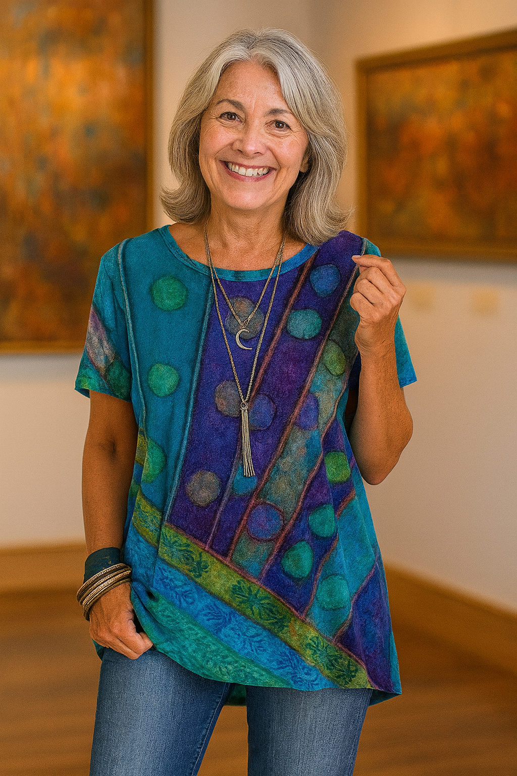 Rusałka – Artystyczny, zwiewny top