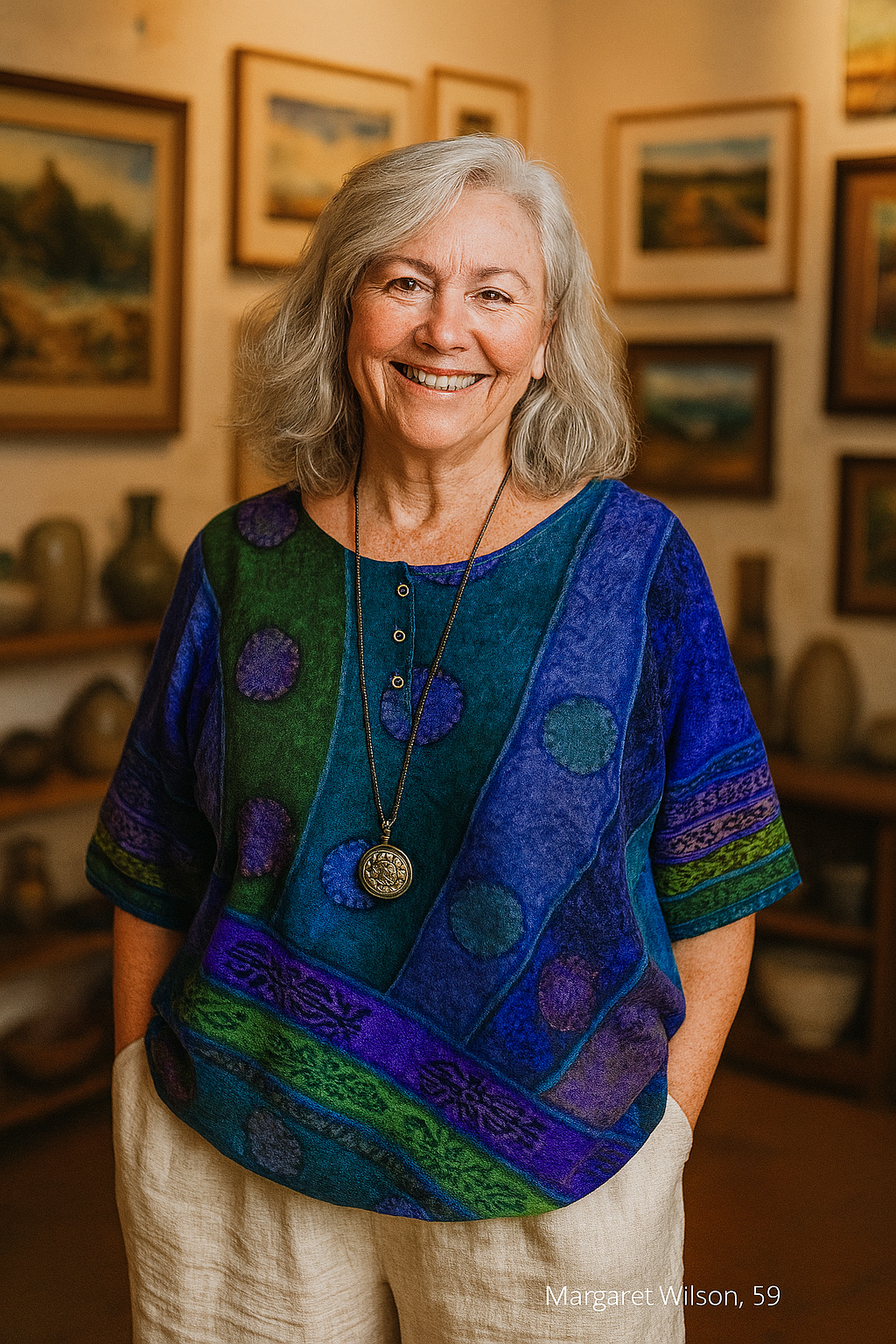 Zenobia – Zwiewny artystyczny top