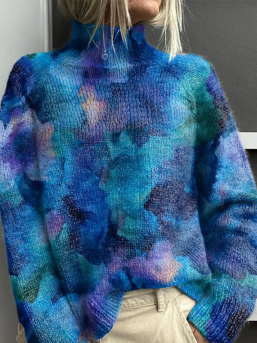 Miłorzęda – Ciepły Sweter z Golfem