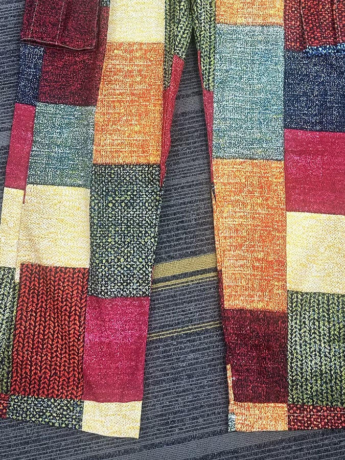 Brenvick – Spodnie cargo patchworkowe