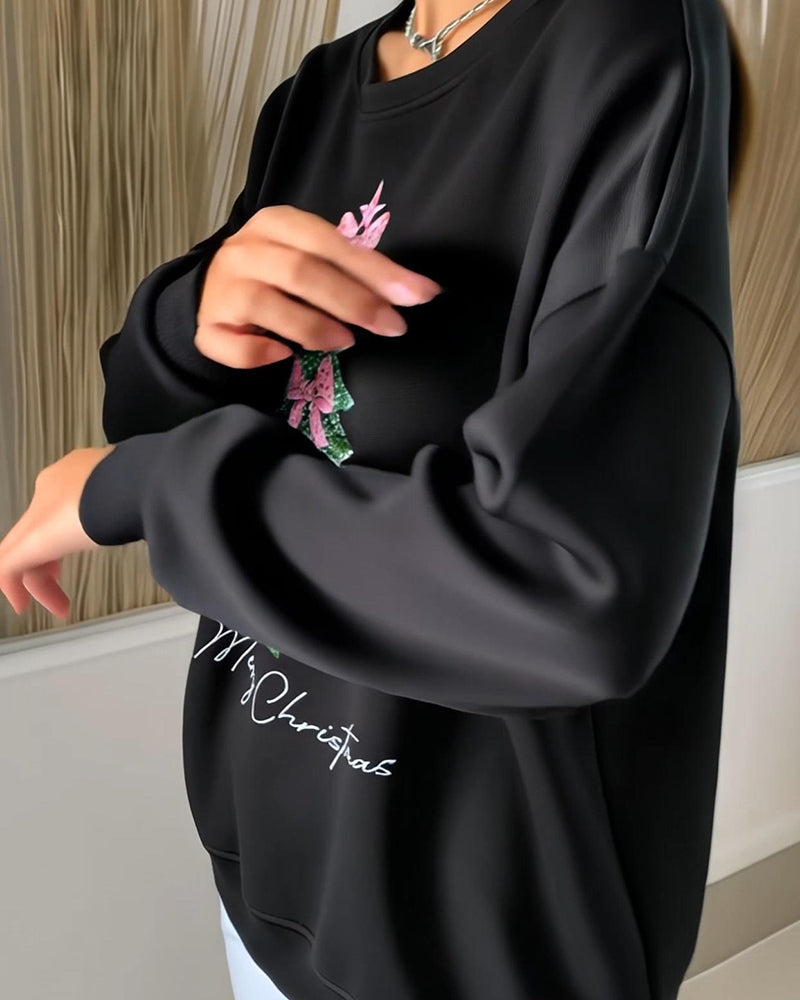 Jacenta - Świąteczna bluza z nadrukiem